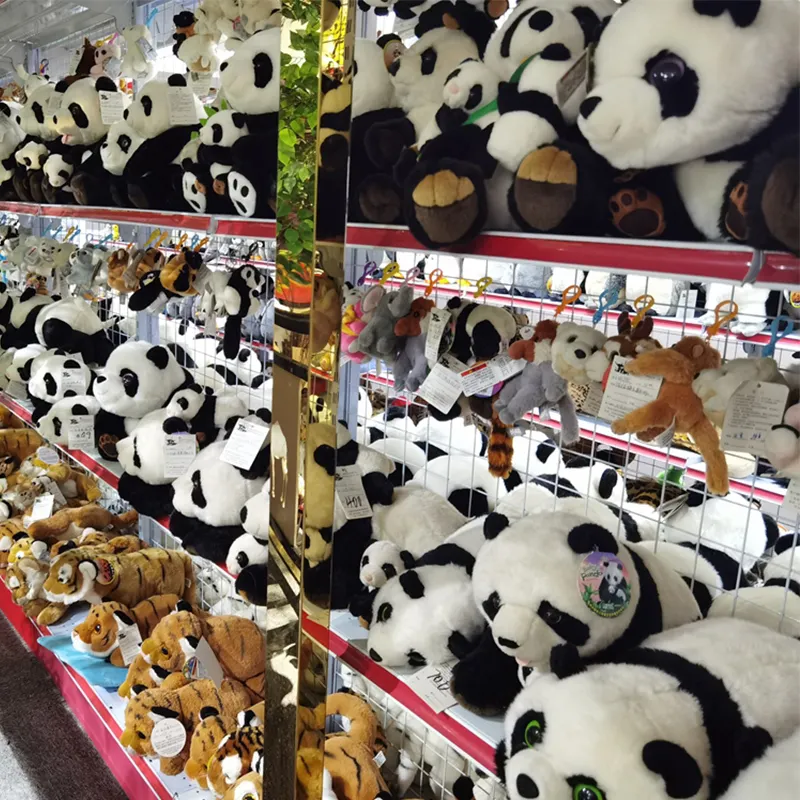 Usine Personnalisé Jungle Tigre Simulation Forêt Animal Jouets Doux En Peluche Renard Raton Laveur Girafe Éléphant En Peluche Jouet