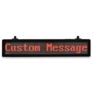 P10 Outdoor rot Farbe lauf nachricht led-bildschirm bus text led display board mit wifi steuer - Product Image 3