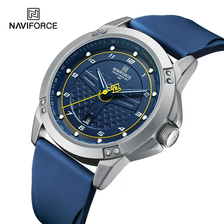 NAVIFORCE 8031 SBEBE Cool boy design relógios genuínos naviforce homens assistir com mãos luminosas Sport Fashion relógio de pulso