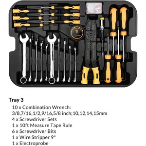 组合储物箱258件铝拉杆箱工具组最受欢迎的工具箱 - Product Image 4
