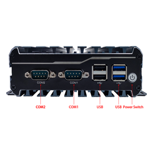 Hersteller Direct J4125 Industrieller lüfter loser tragbarer Mini-PC-Firewall-Router mit 4LAN Linux Mini-Computer