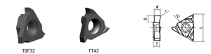 TT scanalatura inserto filettatura inserto interno/esterno strumenti di fresatura scanalatura fessura frese TT43 Api utensili filettatura - Product Image 4
