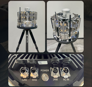Detección de señal FPV de 1-10KM compatible con todas las series DJI, sistema de detección de drones automático pasivo RF inalámbrico de seguimiento - Product Image 5