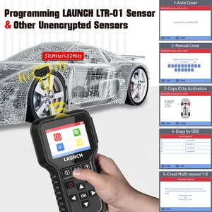 Starten Sie das X431 CRT5011E TPMS Relearn Tool Reifens canner 315/433MHz Unterstützung Lesen/Aktivieren/Programmieren/Relearn/ Reset/ Key Fob Test