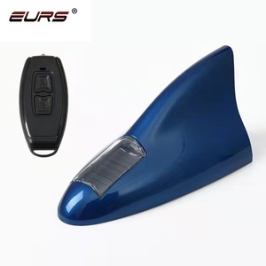 EURS 8LED Auto Modification <strong>Lamp</strong> 3.6v Waterproof 18LED Shark Fin Wireless Remote Control Car Warning Solar <strong>Led</strong> Light RGB Color - Product Image 1