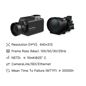 ระบายความร้อนด้วยกล้องอินฟราเรดคลื่นกลาง0.3MP mwir ขนาดกลางที่ระบายความร้อนด้วย MCT อินฟราเรด FPA สำหรับการใช้งาน - Product Image 4