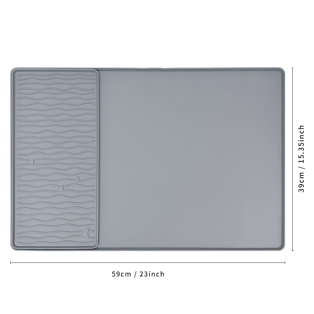 Gray two-in-one-water ripple