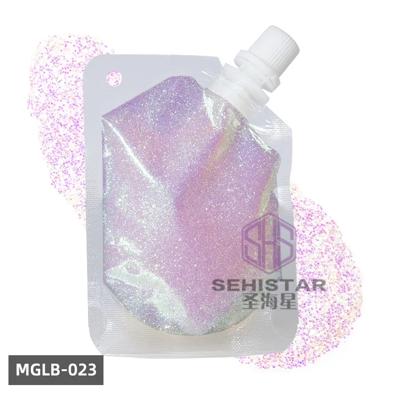 Gel Glitter badan Label pribadi, Gel berkilau untuk panggung, riasan mata payet berkilau, bentuk perjalanan, eyeshadow basah 30g