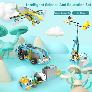Großhandel 606PCS DIY Montage blöcke Rc App Stem Fernbedienung Programmierung Spielzeug Baustein Roboter Spielzeug - Product Image 2