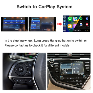 丰田凯美瑞阿瓦隆原始设备制造商屏幕升级到无线CarPlay安卓汽车改装的工厂直销爆炸者CarPlay界面 - Product Image 6