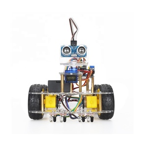 Smart Car für UNOs R3 Motherboard ferngesteuertes programmierbares Roboter-Kit geeignet für Arduino