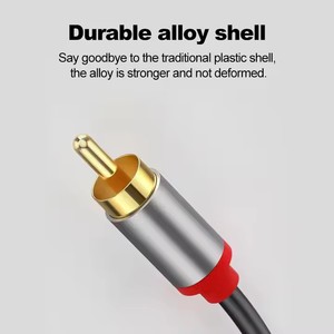 Cable de Audio USB Tipo-C 2 RCA, Adaptador Convertidor de Conector de 2 RCA a 2 RCA, Cable Tipo-C a RCA Macho a Macho Y RCA Splitter 2R - Product Image 3