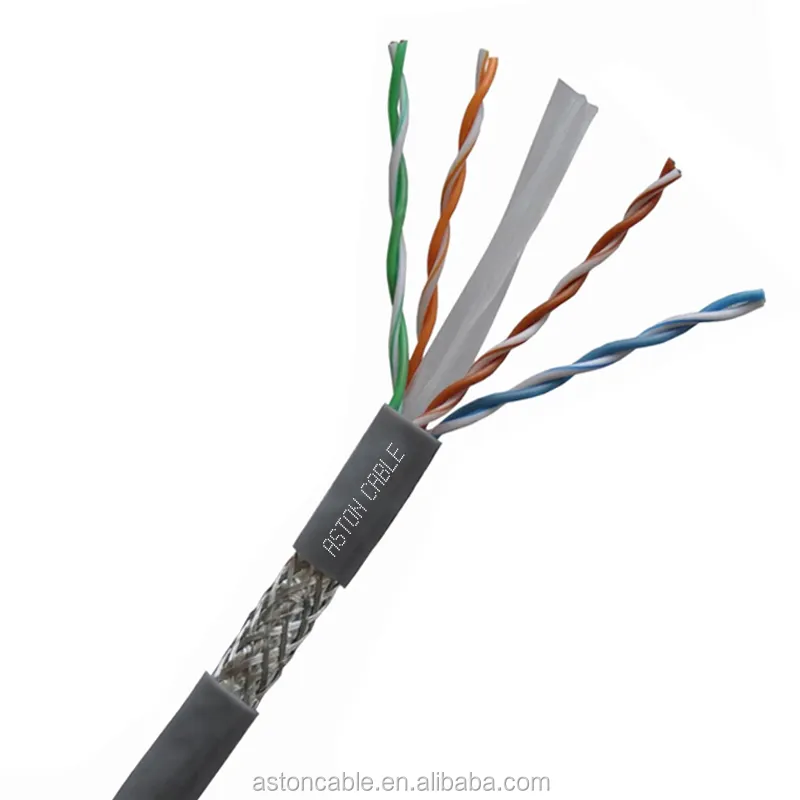 Cable Cat6 de Internet de alta calidad más vendido 305m 4 pares cables LAN de comunicación al aire libre trenzados cable LAN UTP de alta velocidad