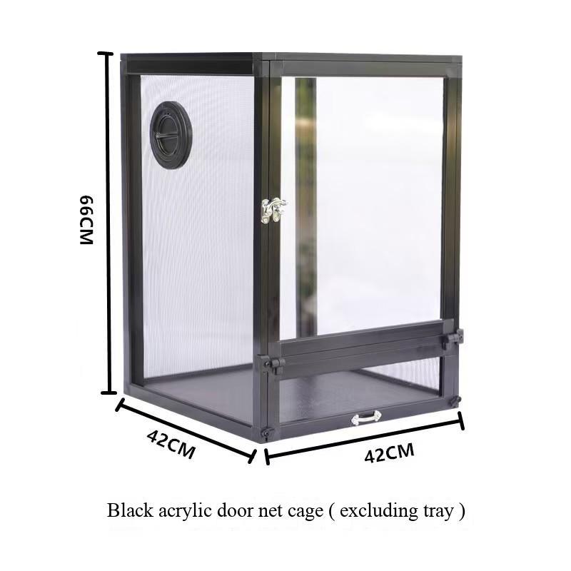 porte grillagée-42*42*66cm sans plateau
