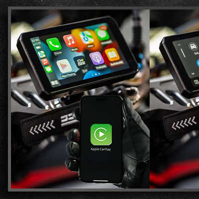 CHIGEE 5inch Screen Car Black Box Carplay Front and Rear Dual Camera Wifi 4k Dash Cam