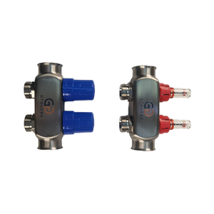 Hot Sales 304 Stainless Steel Heating Cooling Low Flow Manifold for Underfloor Heating System