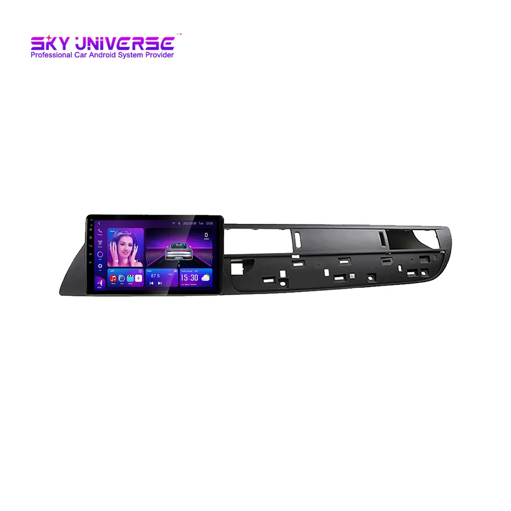 Kit multimídia automotivo android 11, 8 core, ips, dsp, dvd para citroen c5 2010-2012, 6 + 128gb, gps, bt, rádio, carplay, automóvel