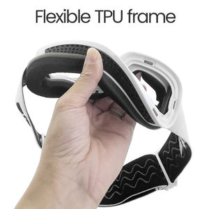 Dilupu phụ nữ Mens Snowboard thể thao Googles OEM biểu tượng tùy chỉnh OTG Frameless Retro chống sương mù UV400 bảo vệ trượt tuyết Kính từ - Product Image 4