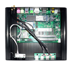 2023 Lüfter loser Mini-PC Intel i7 10710U 10510U Desktop-PC Win10/Linux 2 * DDR4 M.2 NVMe Msata 2.5 ''SATA 4K HTPC Nettop HD DP-Computer - Product Image 2
