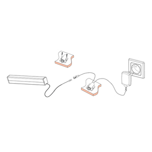Luz Led inteligente con Sensor PIR para muebles, luz con función de retardo de tiempo ajustable, armario