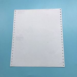 Papel continuo sin carbón para impresora de matriz de puntos Papel de impresión de computadora Azul
