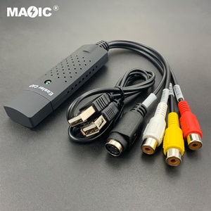 OEM 1080P USB 2.0音频电视视频VHS到DVD PC硬盘转换器适配器采集卡，用于赢8赢10 USB监控采集卡 - Product Image 4
