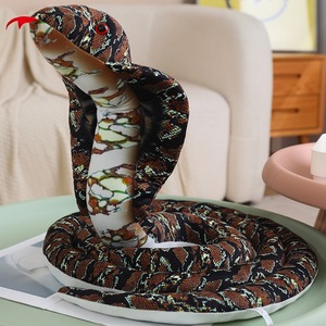 Eco friendly Custom Simulation Python serpiente amarilla animales de peluche