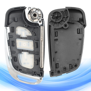 MS 3 düğme HU83 Blade CE0523 araba uzaktan anahtar kabuk p-eugeot c-ien modifiye Flip katlanır araç yedek boş fob durumda - Product Image 3
