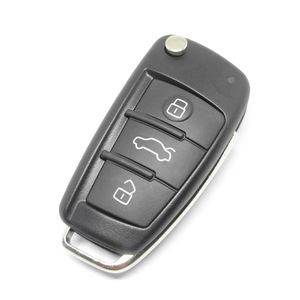 กุญแจรีโมตรถยนต์สำหรับ A-Udi A3 TT S3 A4 S4,หมายเลขชิ้นส่วน8P0837220D 8P0837220G 434 315 Mhz ID48ชิปกุญแจพับอัจฉริยะอัตโนมัติ HU66 - Product Image 1