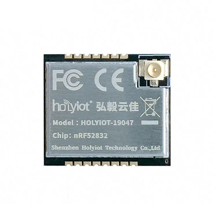 Holyiot 2.4g Blue Tooth Ble Entwicklungs platine Fcc/ce/rohs Ble 5.0 Nordic Nrf52832 Wireless-Modul