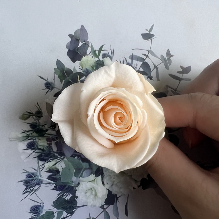 Rose orange clair 3-4 cm, un paquet