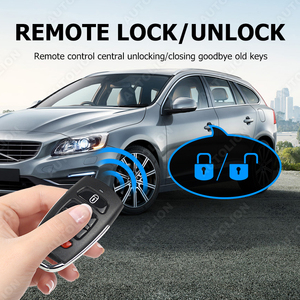 Sistema de alarme automotivo, botão de alarme automotivo com tela lcd, bloqueio automático, pke, iniciante remoto