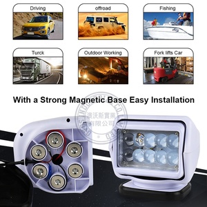 OVOVS 50W Marine Search <strong>Light</strong> <strong>Led</strong> Spot <strong>Light</strong> <strong>12</strong>/<strong>24V</strong> Sky Vehicle Mounted Searchlight Multifunction <strong>Led</strong> Searchlight - Product Image 2