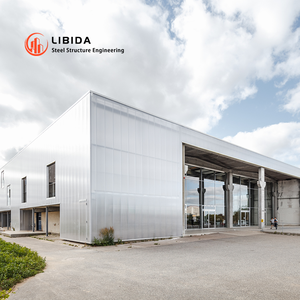 PREFAB STEEL Stahlrahmen strukturen l Gebäude R Vorgefertigte Struktur metall Kosten günstige Stahl konstruktion Lager gebäude - Product Image 2
