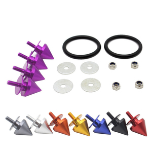 Araba Bodykit için yüksek kaliteli hızlı bırakma bağlantı elemanları kolay sol sağ tampon gövde çamurluk Hatch kapak değiştirme - Product Image 5