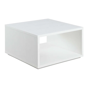 Bien Modem Convenience Concepts Mesa de centro multifuncional cuadrada, Blanca con alta calidad - Product Image 4