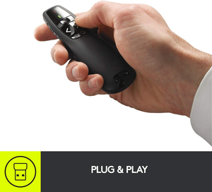 Presentatore Wireless puntatore Laser rosso presentazione PPT 2.4GHz RF Wireless Laser page turning pen Mouse telecomando USB - Product Image 2