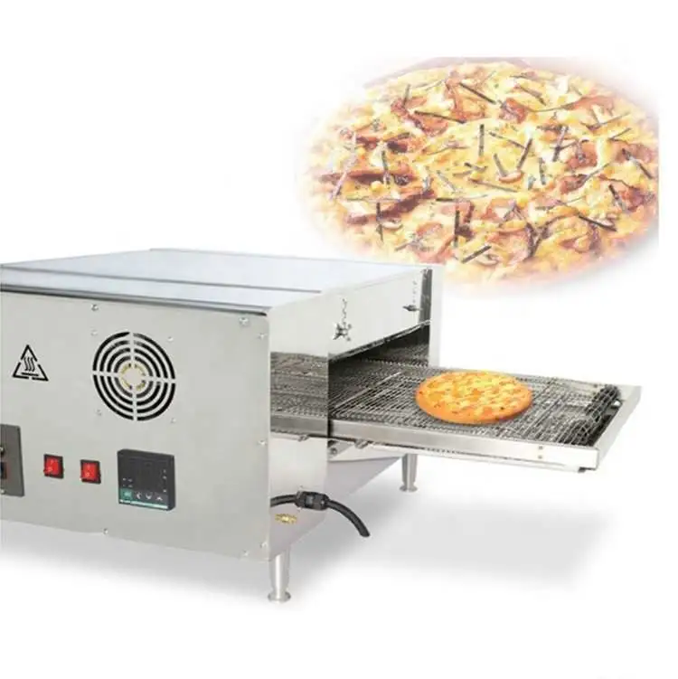 Professionele Geketende Modus Pizza Oven Pizza Maken Machine Met Transportband