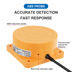 Interruptor de Proximidad Inductivo, Sensor de Proximidad de Tres Hilos, NPN, Normalmente Abierto, 24V, 30, 60, 80, 30, 60, 30, 30 V - Product Image 2
