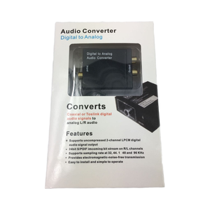 <strong>RCA</strong> NEW <strong>Digital</strong> Optical Coaxial Toslink Signal to Analog <strong>Audio</strong> Adapter Converter - Product Image 2