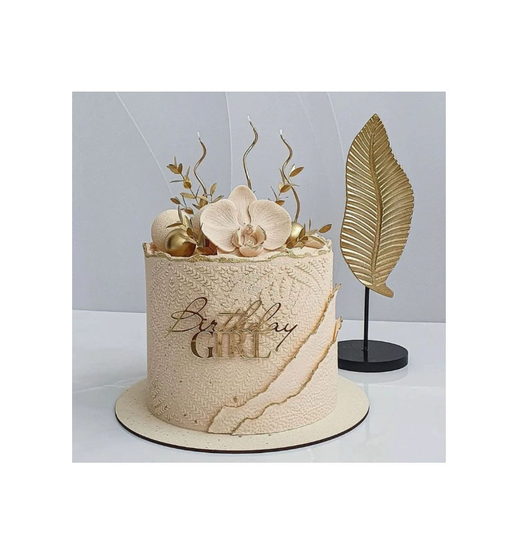 Or-fille d'anniversaire