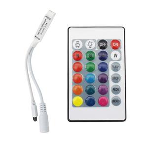 Mini 24 Keys Remote <strong>Control</strong> Infrared Receiver Tv Background Gaming Room Rgb Colorful Lighting Dimmer LED Strip <strong>Light</strong> Controller - Product Image 4