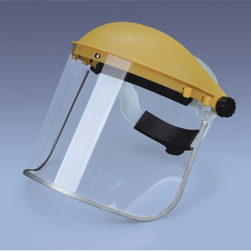 PC/PVC safety face shield visor in CE