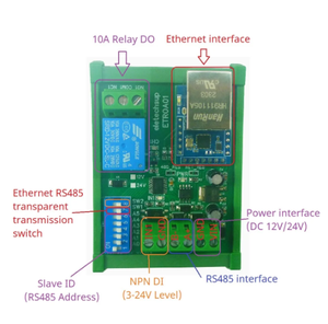 Servizio seriale 3 IN 1/Ethernet/RS485 relè Modbus RTU TCP/IP UART DI-DO Controller di rete interruttore modulo IO remoto PLC