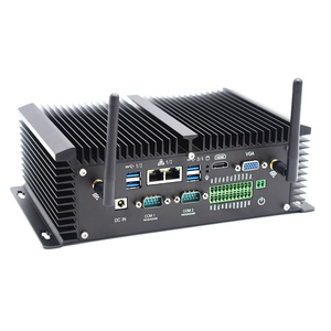 Industrieller Mini-PC Lüfter loser Intel I7 7500u 8565U Linux 12V Embedded-Computer der 8. Generation Dual LAN 3G/4G-Modul RTC-Computer