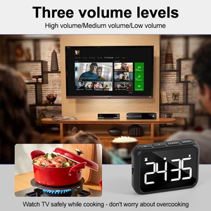 Grande schermo LCD digitale da cucina Timer per la cottura doccia studio cronometro LED contro allarme ricordare manuale strumenti elettronici Timer - Product Image 2