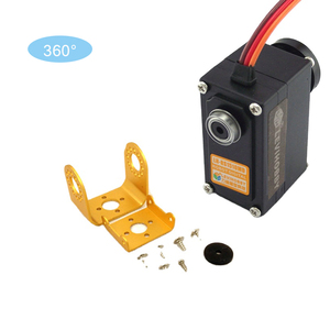 高トルク360度15kgロボットサーボメタルギアブラシ付きモーターRCロボット用プラスチックDIY玩具 - Product Image 5