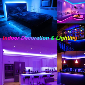 5050rgb Led-Lichtstreifen-Set 5 V 24-Taste-Fernbedienung Bluetooth Rgb-Lichtstreifen intelligente Steuerung wasserdichte Smd-Serie - Product Image 4