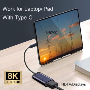 Pantalla de cable hembra de fuente de a HDMI, pantallas de monitor 8K 60HZ UHD 4K, adaptador macho tipo C a HDMI hembra - Product Image 4