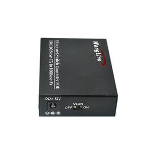 10/100Mbps PoE光纤媒体转换器，带有2个RJ45以太网端口和1个符合IEEE 802.3 Af at的光纤端口 - Product Image 4
